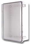 Boxco BC-CTP-283813 Hinged Lid Enclosure, Clear Cover, Polycarbonate