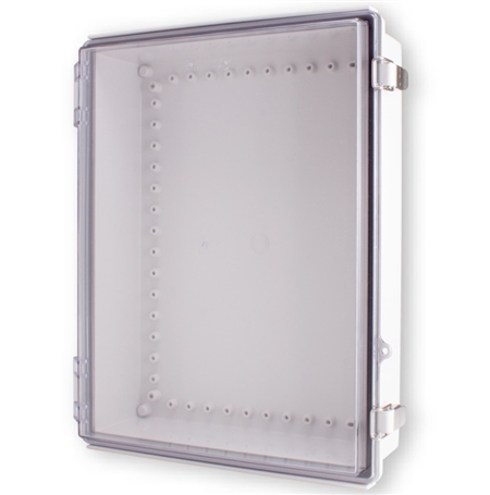 Boxco BC-CTP-354512 Hinged Lid Enclosure, Clear Cover, Polycarbonate