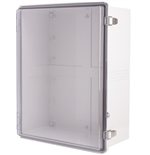 Boxco BC-CTP-405020 Enclosure, 400x500x200, Clear Hinged Lid, Polycarbonate