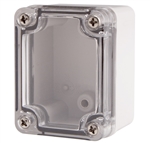 Boxco BC-CTS-050604 Screw Cover Enclosure, Clear Cover, Polycarbonate
