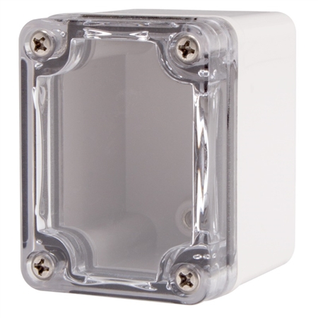 Boxco BC-CTS-050605 Screw Cover Enclosure, Clear Cover, Polycarbonate