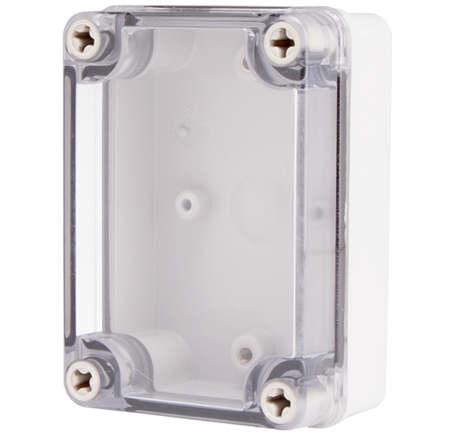 Boxco BC-CTS-081104 Screw Cover Enclosure, Clear Cover, Polycarbonate