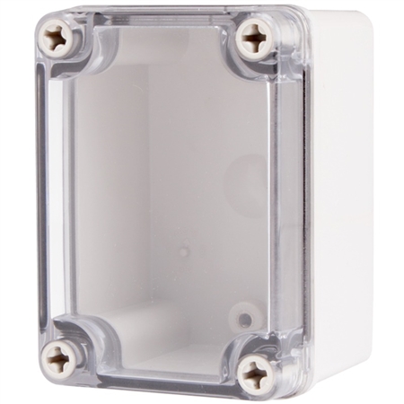 Boxco BC-CTS-081107 Screw Cover Enclosure, Clear Cover, Polycarbonate