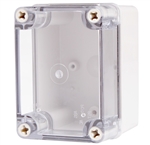 Boxco BC-CTS-081108 Enclosure, 80x110x85, Clear Screw Cover, Polycarbonate