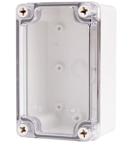 Boxco BC-CTS-081307 Screw Cover Enclosure, Clear Cover, Polycarbonate
