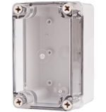 Boxco BC-CTS-081308 Enclosure, 80x130x85, Clear Screw Cover, Polycarbonate