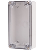 Boxco BC-CTS-081605 Enclosure, 80x160x55, Clear Screw Cover, Polycarbonate