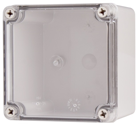 Boxco BC-CTS-121207 Screw Cover Enclosure, Clear Cover, Polycarbonate