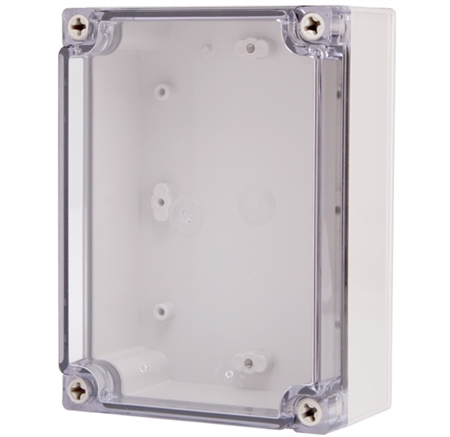 Boxco BC-CTS-121707 Screw Cover Enclosure, Clear Cover, Polycarbonate