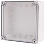 Boxco BC-CTS-161607 Enclosure, 160x160x70, Clear Screw Cover, Polycarbonate