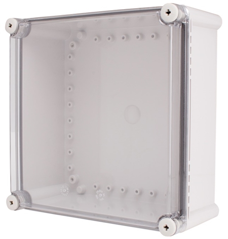 Boxco BC-CTS-282813 Screw Cover Enclosure, Clear Cover, Polycarbonate