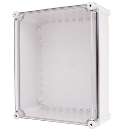 Boxco BC-CTS-283413 Screw Cover Enclosure, Clear Cover, Polycarbonate