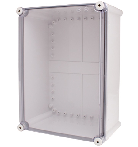 Boxco BC-CTS-283813 Screw Cover Enclosure, Clear Cover, Polycarbonate