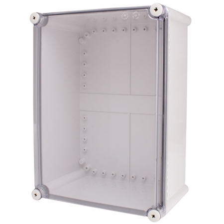 Boxco BC-CTS-283818 Screw Cover Enclosure, Clear Cover, Polycarbonate