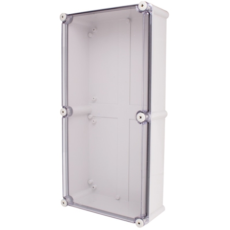 Boxco BC-CTS-285613 Screw Cover Enclosure, Clear Cover, Polycarbonate
