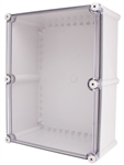 Boxco BC-CTS-385618 Screw Cover Enclosure, Clear Cover, Polycarbonate