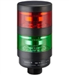 Qronz 70mm Clear Lens 2 Stack LED Tower Light, Quick Disconnect, 24V