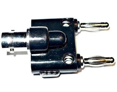 Mueller BU-00260 BNC Connector to Dual Banana Plug