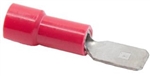 Mueller BU-190230003 Red Vinyl Insulated Male Quick Disconnect Terminal, 22-18 AWG, .187" X .02"