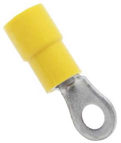 Mueller BU-190700121 Vinyl Insulated Ring Terminal, Stud Size 8, 12-10 AWG