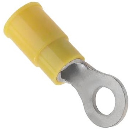Mueller BU-190700123 Vinyl Insulated Ring Terminal, Stud Size 10, 12-10 AWG