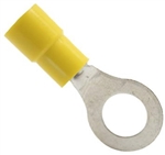 Mueller BU-190700136 Vinyl Insulated Ring Terminal, Stud Size 5/16", 12-10 AWG
