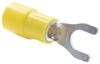 Mueller BU-191440042 Vinyl Insulated Fork Terminal, Stud Size 10, 12-10 AWG