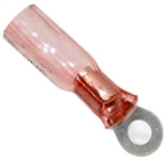 Mueller BU-191640003 Red Heat Shrink Insulated Ring Terminal, Stud Size 10, 22-18 AWG