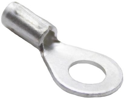 Mueller BU-191930014 Non-Insulated Ring Terminal, Stud Size 8, 22-18 AWG