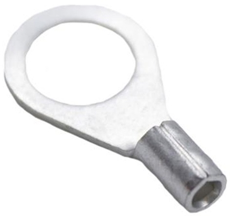 Mueller BU-191930055 Non-Insulated Ring Terminal, Stud Size 1/4", 16-14 AWG
