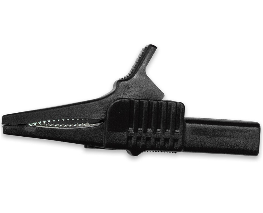 Mueller BU-65-0 Black Large Safety Alligator Clip