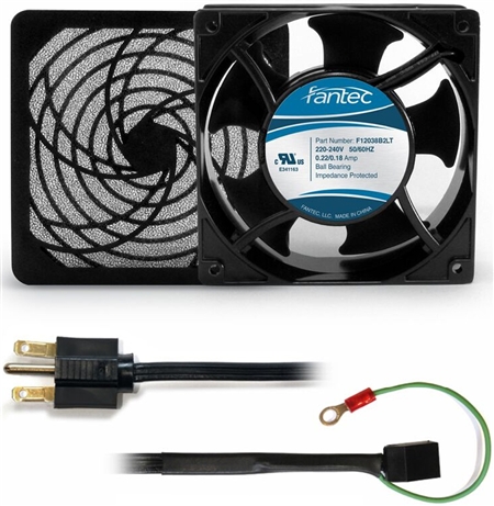 CAB803 120 mm 230V Cooling Fan Kit