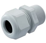 Gray Plastic Strain Relief Fitting