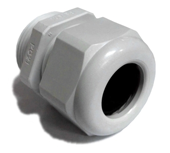 Gray Nylon Stain Relief Fitting