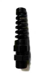Sealcon CF07AR-BK Black 1/4" NPT / PG 7 Flex .08" - .20" (2 - 5 mm) O.D. Cord Grip
