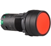 Deca CP2B-A1E10R 22 mm Maintained Push Button, Flush Head, Red
