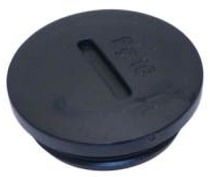 Mencom M20 Cable Gland Plug, Black Plastic
