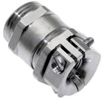CRSS-11 PG 11 Nickel Plated Brass Clamping Strain Relief Fitting