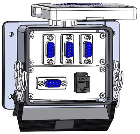 Mencom DB09-4-RJ45-32 Panel Interface Connector