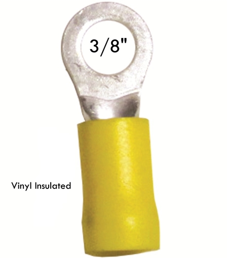 DFVL9R2 Vinyl Insulated 12-10 AWG Ring Terminal