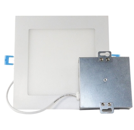 Euri Lighting 9W Slim Square LED Down Light, 4000K