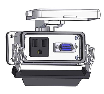 Mencom DP1-DB9M-16LS Panel Interface Connector