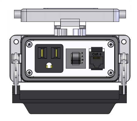 Mencom DP1-RJ45-R-16LS