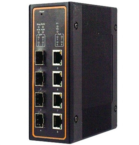 Mencom E45PNMS-8M 8 Port Managed Gigabit Ethernet Switch