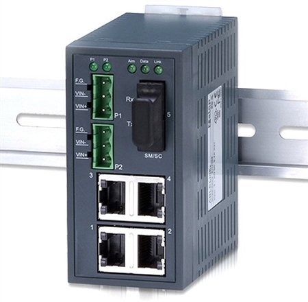 Mencom E45UM-4-FS 5 Port Fast Ethernet Switch