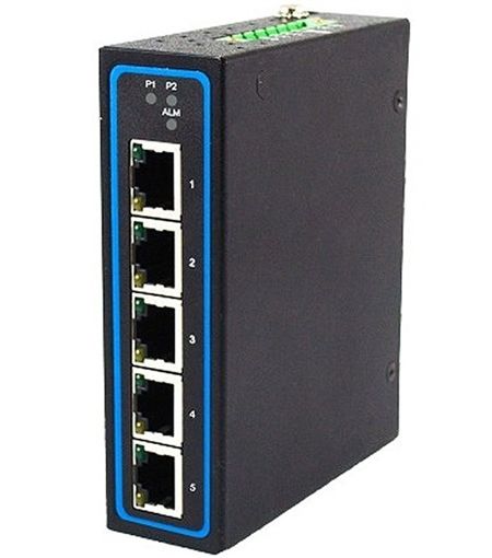 Mencom E45UM-5M-4POE-EX 5 Port Unmanaged Gigabit Ethernet Switch