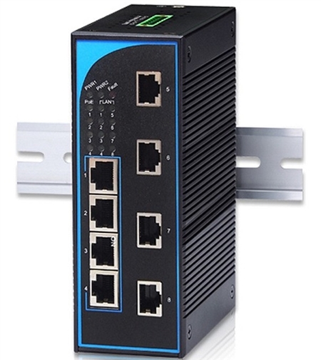 Mencom E45UM-8M-4POE 8 Port Unmanaged Gigabit Ethernet Switch