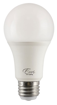 Euri Lighting 4-12W A19 LED Light, 3000K, E26