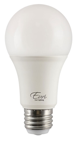 Euri Lighting 4-12W A19 LED Light, 5000K, E26