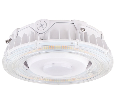 Euri Lighting Round LED Canopy Light, 100W, 3000K, 4000K, 5000K